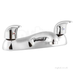 Twyfords Contemporary Brassware -  Aquations Premiere Deck Mounted 2 Tap Bath Filler Aq5858cp