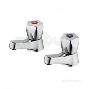 Ideal Standard Brassware -  Armitage Shanks Sandringham 21 B9865 Std Basin Taps Cp