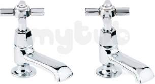 Deva Brassware -  Deva Artesian Basin Taps Chrome Plated Asn01