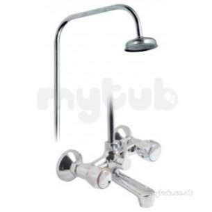 Vado Brassware -  Expd Bath/shower Mixer W/mtd Plus 3/4 Inch Thread Outlet Inch Ast-121/r/cd-c/p