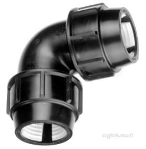 Astore Compression Fittings 90mm and Above -  Astore Avf Mdpe 513 90d Elbow 40