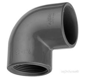 Astore Inch Upvc Fittings Uti 6 -  Avf Upvc Go6 Pl/bsp 90d Elbow 3 Rgo60900