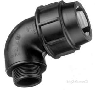 Astore Compression Fittings 90mm and Above -  Astore Avf Mdpe 519 Mi Elbow 90x3