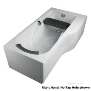 All Offset Family Bath 1700x750 Right Hand Complete 0 Tap Ta8920wh