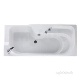 Twyfords Acrylic Baths -  Avalon 1700 X 750mm Acrylic Bath Wh Av8503wh