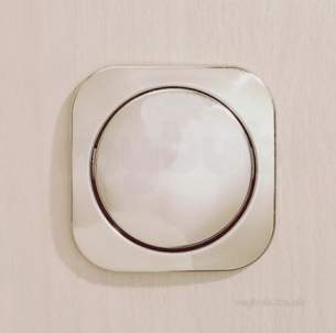 Thomas Dudley Cisterns -  Vantage Square Button Single Flush Cp