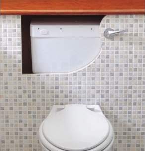 Thomas Dudley Cisterns -  White Mirage Concealed Cistern With Side Inlet Side Outlet Excludes Lever