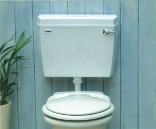 Thomas Dudley 314328 White Acclaim Cistern With Bottom Inlet Bottom Outlet