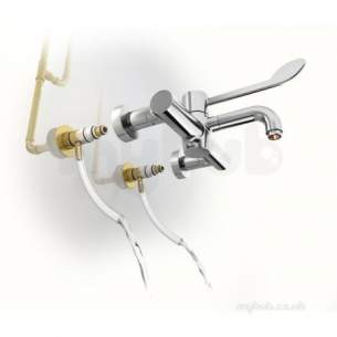 Armitage Shanks Commercial Sanitaryware -  Markwik 21 Plus Fix Kit Basin Mixer/closed Basin A6791nu