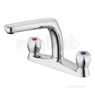 Ideal Standard Brassware -  Sandringham 21 B9873 Std Two Tap Holes Deck Sink Mixer Cp