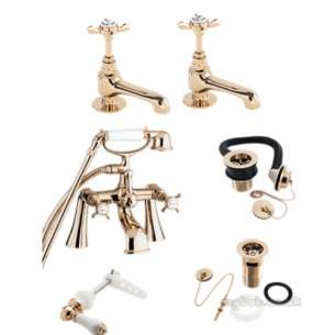 Deva Brassware -  Deva Bp31 Coronation Bath Shower Mixer Pk Cp