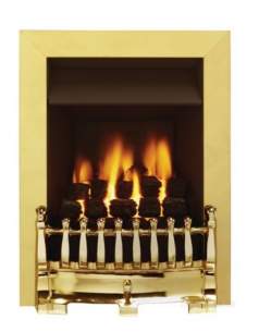 Valor Gas Fires and Wall Heaters -  Valor Blenheim Slimline Fire Brass
