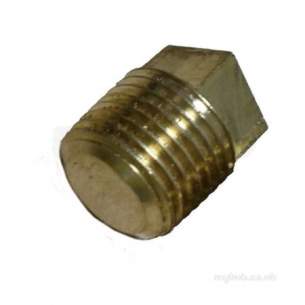 Brass Bushes Sockets and Plugs -  Brass Square Head Taper Plug 1/2