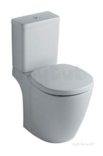 Ideal Standard E796901 White Concept Cube Close Coupled 2.6/4 Litre Dual Flush Cistern