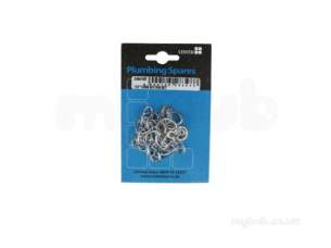 Own Brand Blister Packs -  Center Brand Udc/54/196 Chrome Basin Chain And Stay 100mm