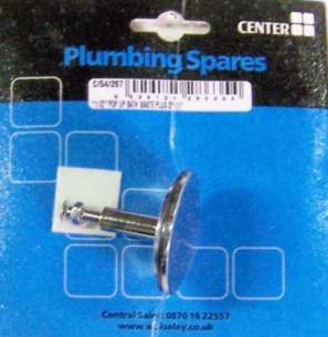 Own Brand Blister Packs -  Center Brand Udc/54/267 Chrome Pop Up Bath Waste Plug 1-1/2