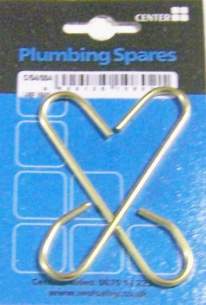 Own Brand Blister Packs -  Center Brand Udc/54/004 Na Large Metal Siphon C Links Pair