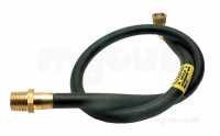 Domestic Cooker Hoses and Connections -  4ft X 3-8inch Micro Bayonet Gas Cooker Hose