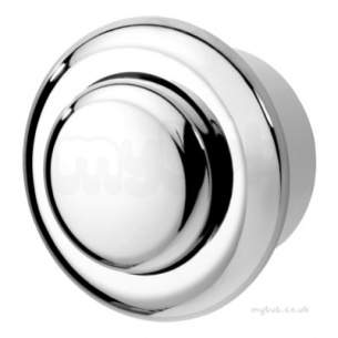 Twyfords Commercial Sanitaryware -  Air Button Single Flush Small Button-chrome Plated Cf9001cp