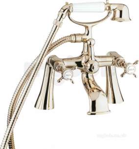 Deva Brassware -  Deva Cr23/501 Coronation Gold Bsm