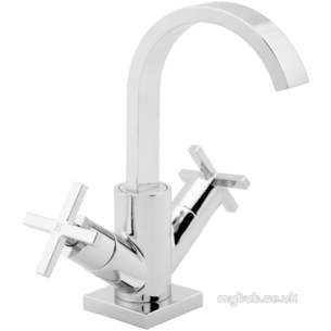 Deva Brassware -  Deva Crux120 Mono Basin Mixer Inc Puw Cp