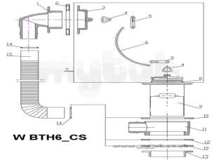 Bristan Bath Waste 6 Gp W Bth6 G