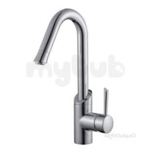 Vado Brassware -  Kori Mono Sink Mixer Single Lever Deck Mtd