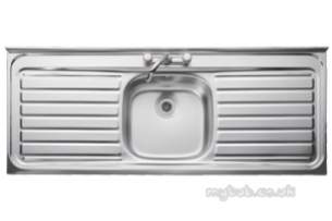 Rangemaster Sinks -  Rangemaster Lc63 Sqr Front Sink Ss