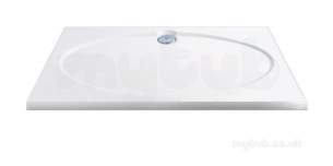 Coram Waterguard Shower Trays -  Coratech 1200x800 White Slimline