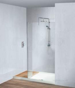 Matki Shower Doors and Panels -  Walk-in Wsr1506 Left Hand Reces Surround Sv/cl