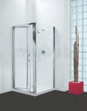 Coram Premier Shower Enclosures -  Coram Premier 900mm Bi-fold 1900 Ch/cl