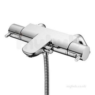 Ideal Standard Showers -  Ideal Standard Chrome Alto Two Tap Hole Double Lever Bath Shower Mixer With Rim Mounting Legs