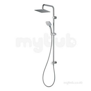 Ideal Standard Showers -  Ideal Standard Cube Dual Fixed Riser And Handset For Bivs