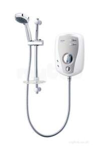 Triton Electric Showers -  Triton T100xr Shower 10.5 Kw White Chrome Plated