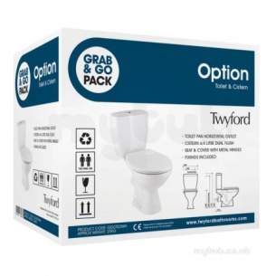 Twyford Mid Market Ware -  Option Wc Pan And Cistern In A Box Round