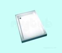 Mira Flight Shower Trays -  Mira Flight 900 X 760mm Tray 3 Ups Wh