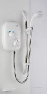 Mira Showers -  Mira Event Xs Thermo Power Shower White