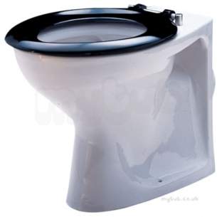 Twyfords Commercial Sanitaryware -  Delphic Back-to-wall Toilet P Trap Wc1742wh