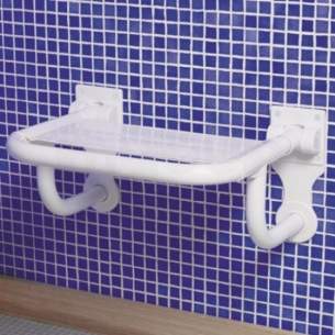 Saracen Disabled Products -  Saracen Hinged Shower Seat White