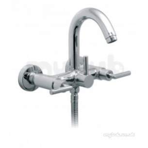 Vado Brassware -  Exposed Bath Shower Mixer Wall Mount W/o Ela-123-c/p