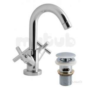 Vado Brassware -  Mono Basin Mixer Deck Mtd Smooth Bodied Plus