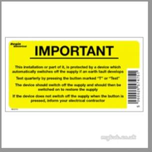 Regin Products -  Regin Regep29 Safety Device Label 8