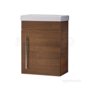 Roper Rhodes Furniture -  Esta Wallhung Cloakroom Vanity Unit Walnut