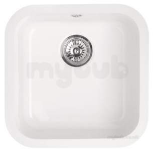 Astracast Sinks And Accessories -  Lincoln 4040 Main Bowl Undermount Wh