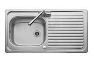 Rangemaster Sinks -  Linear Lr950/tc 950 X 508mm Sbsd Plus Tap Pk Ss