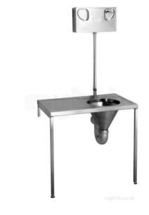 Sissons Stainless Steel Products -  Hospital Duh Slop Hopper 1000 X 600 Lh