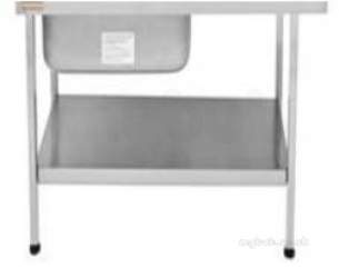 Sissons Stainless Steel Products -  K20671n 1200 X 600mm Stand And Shelf Ss