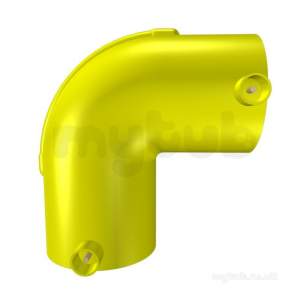 Radius Yellow Mdpe Fittings -  Radius Elbow Ye E/f 63mm 90d Sdr 11