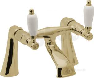 Deva Brassware -  Ge08/501 Georgian Gold Bath Filler