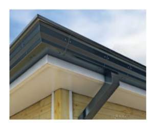 Alumasc Rainwater Products -  Pln 113mm X 76mm 3m Gx Gutter Gxm1/3ma